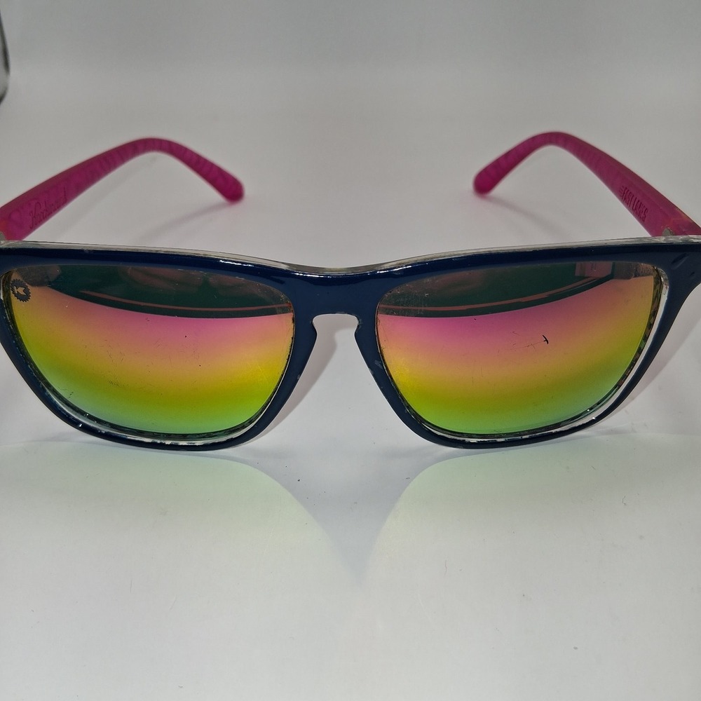 Knockaround Sunglasses Mirrored Neon Geometric Cycling Sport